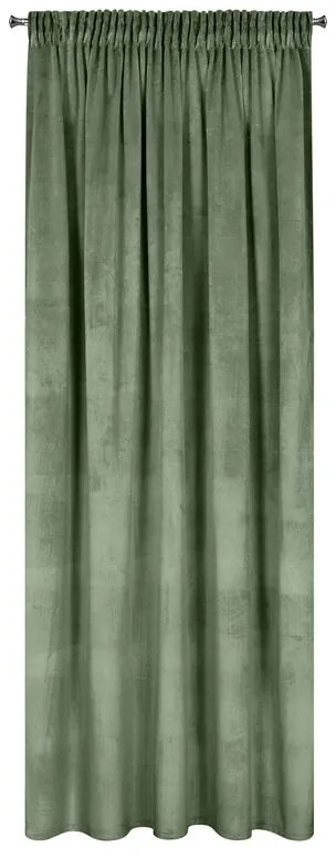 Dekorstudio Zamatový záves MELANIE 140x270cm olivový
