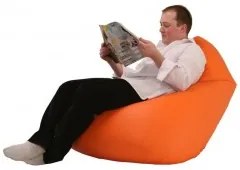 Sedací vak hruška oranžová TiaHome