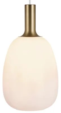 Nordlux - Luster na lanku ALTON 1xE27/60W/230V biela/čierna/mosadz