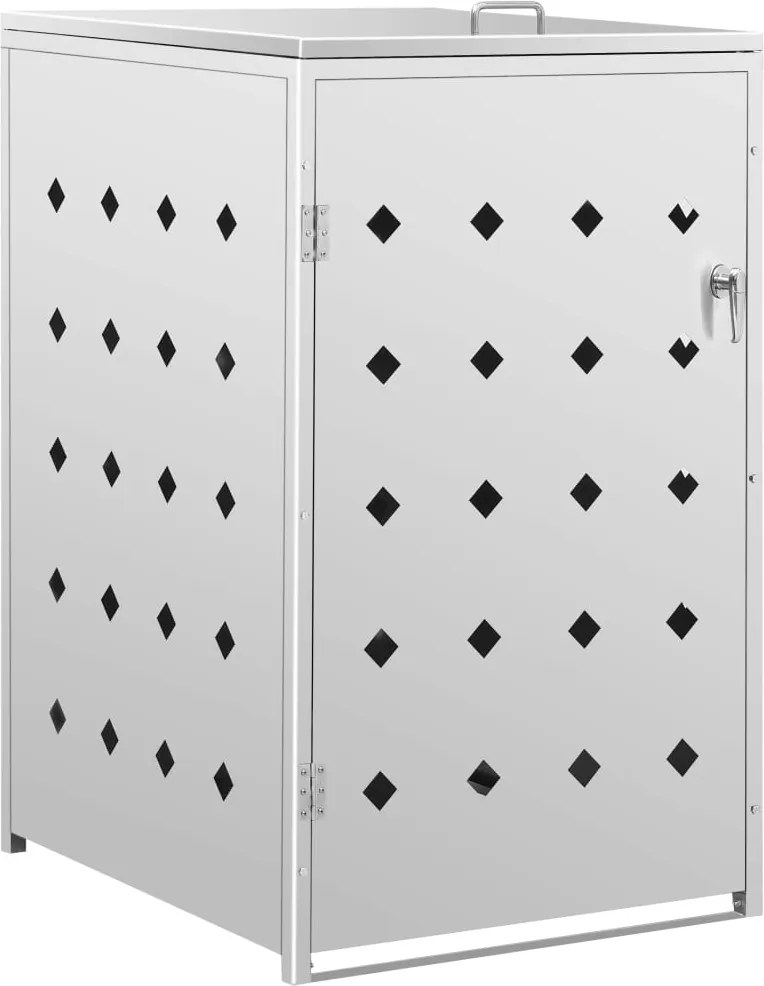 vidaXL Prístrešok na odpadkový kôš nehrdzavejúca oceľ 240 l