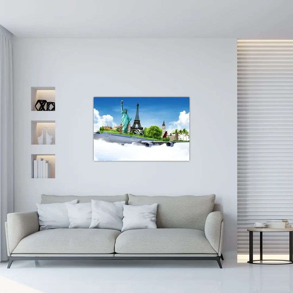 Obraz - Cesta okolo sveta (90x60 cm)