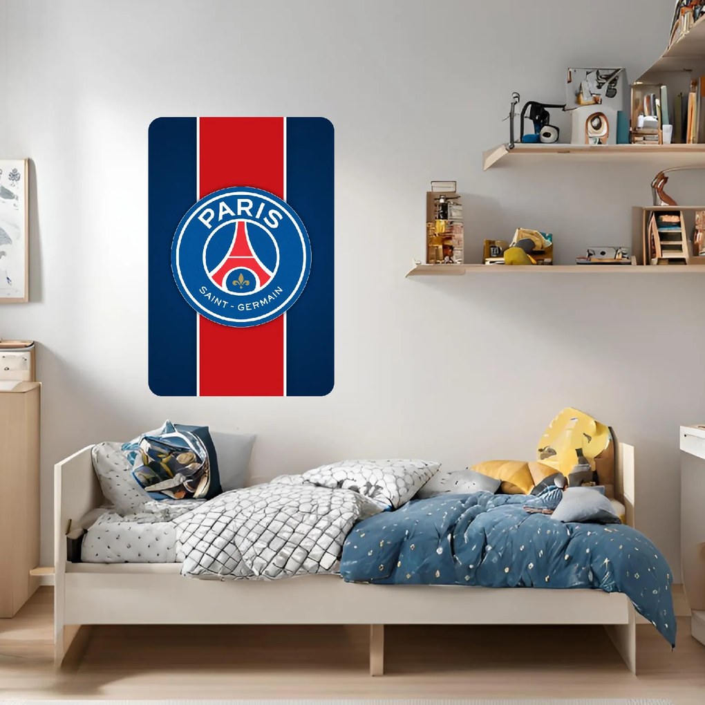 Textilná nálepka na stenu "Paris Saint-Germain FC"