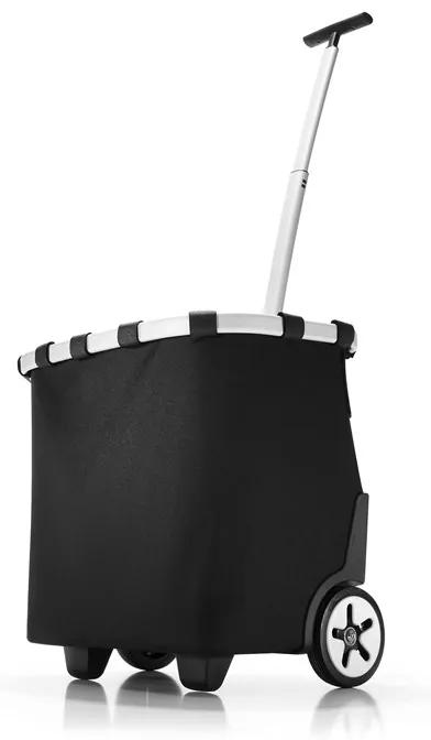 Taška na kolieskach CARRYCRUISER black z polyesteru a hliníku 42x47,5x32 cm v čiernej farbe, Reisenthel