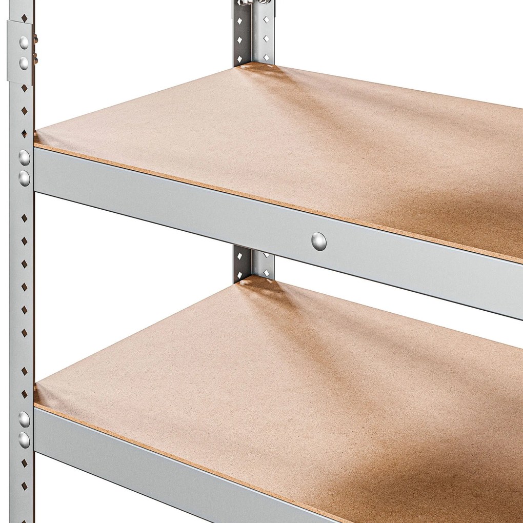 Marbo KOVOVÝ REGÁL SÉRIE HARD 220X120X50 NOSNOSŤ JEDNEJ POLICE 500 KG Rozmer regálu: 220x120x50, Počet Políc: 6, Celková nosnosť regálu: 3000 KG