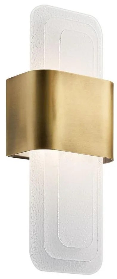 Kichler KL-SERENE-LED-W-NBR - LED Nástenné svietidlo SERENE LED/16W/230V mosadz