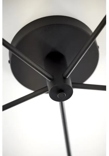 Jupiter 2047 - Prisadený luster PRATO 5xG9/10W/230V čierna/béžová