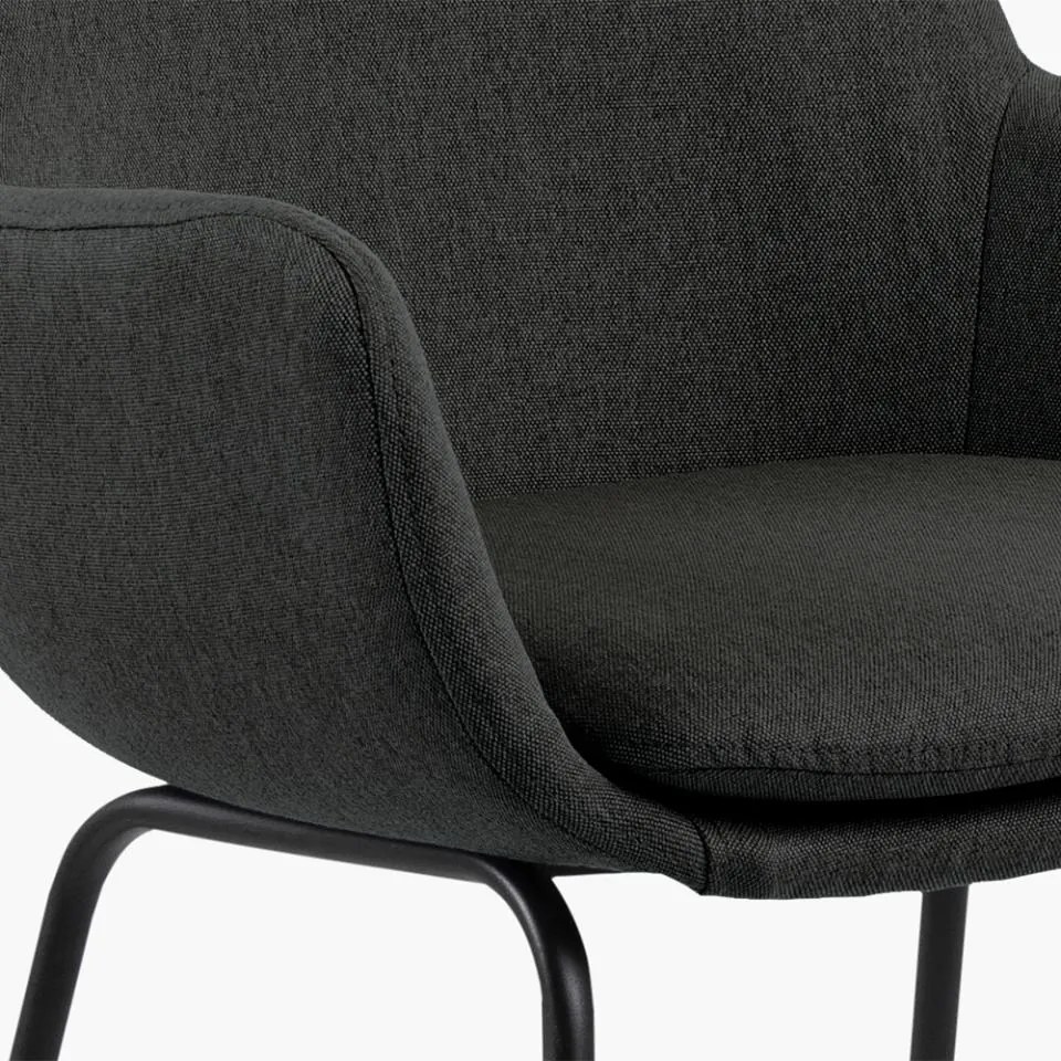 Barová stolička Lisa tmavosivá