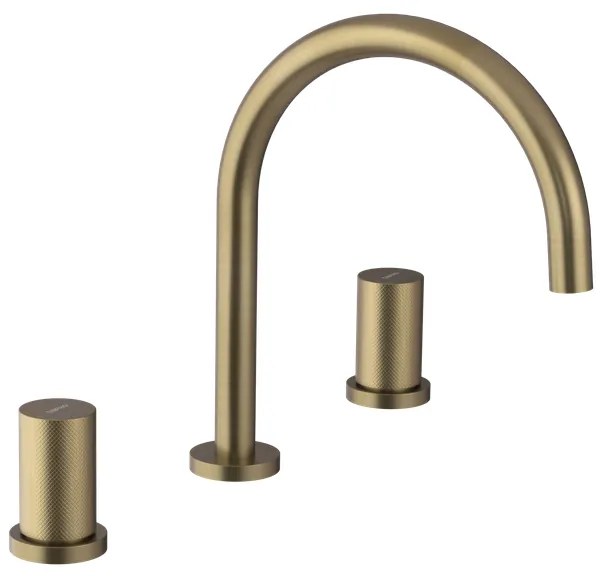 Sapho Sapho, ULTRATAP trojprvková umývadlová batéria, zlato mat, UT017TG