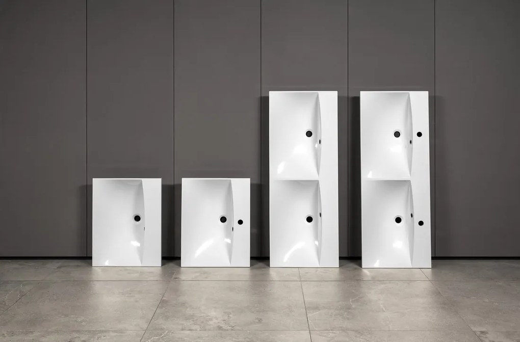 Sapho Sapho, CIRASA umývadlová skrinka 59,2x75x46cm, 3x zásuvka, dub Alabama, CR631-2222