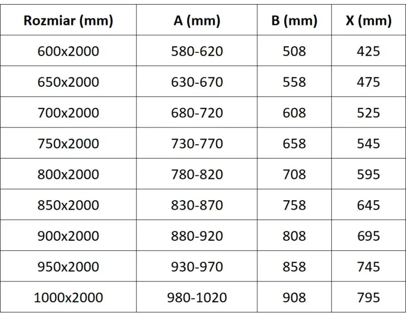 Mexen Exo, výklopné sprchové dvere 100 cm, číre sklo, zlatá, 8181-100-000-50-00