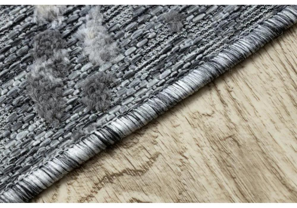 Kusový koberec Heksa sivý 140x190cm