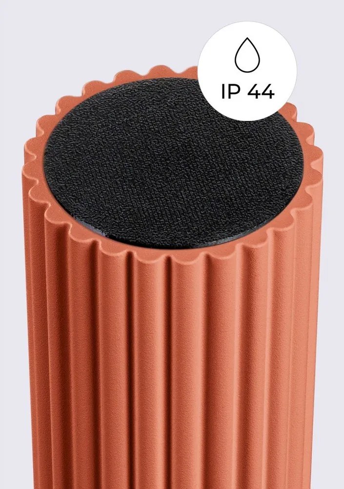 Oranžové stropné svietidlo so skleneným tienidlom ø 12 cm Orbital – Sollux