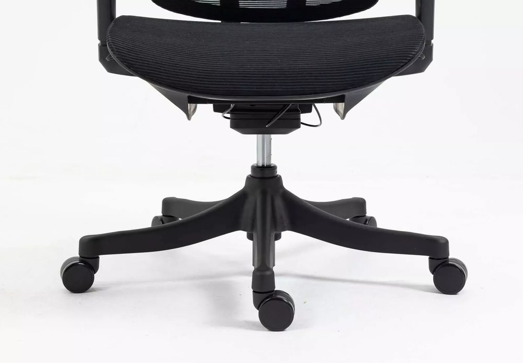 SI Otočná stolička Winner čierna