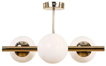 Stropná lampa zlatá LINEA III