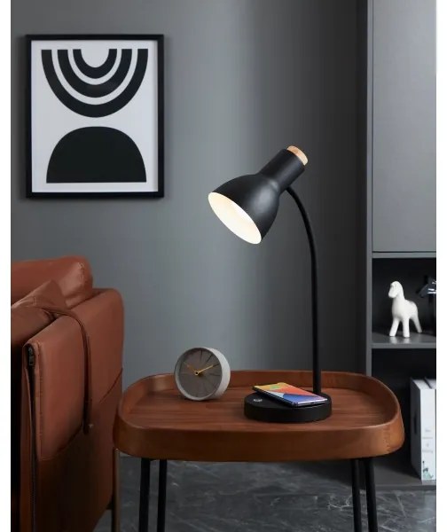Eglo 900628- LED Stmievateľná lampa s bezdrôtovým nabíjaním VERADAL LED/5,5W/230V