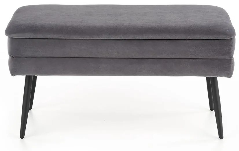 Taburetka Velva šedá/čierna