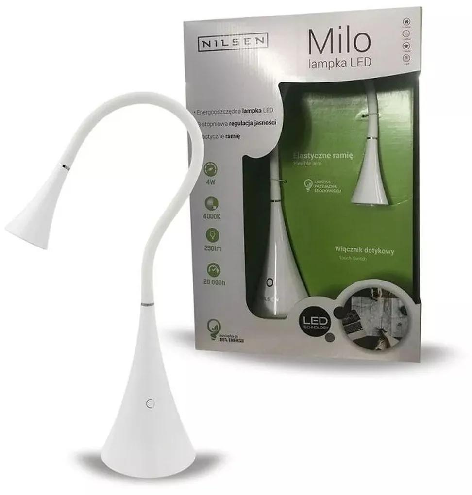 Stolná lampa Milo Nilsen LED WHITE PX040 PX040