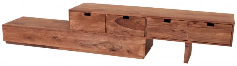 TV stolík 260x40x40 indický masív palisander Only stain