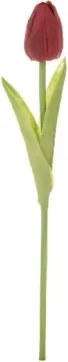 Umelý kvet Tulipán 34 cm, červená%