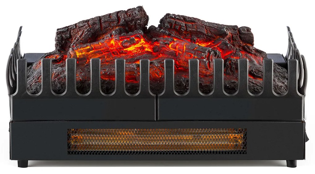Klarstein Kamini FX, elektrický krb, krbová vložka, 1000/2000 W, 2 W LED, čierny