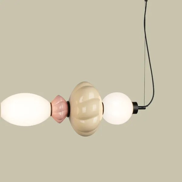 LED Luster na lanku ASCOLI LED/24W/230V pestrofarebná