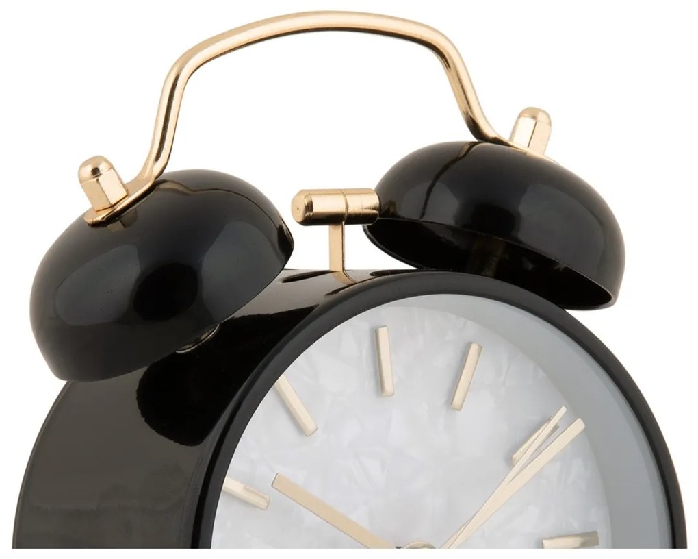 Karlsson 6009BK dizajnový budík čierna, pr. 12 cmcm