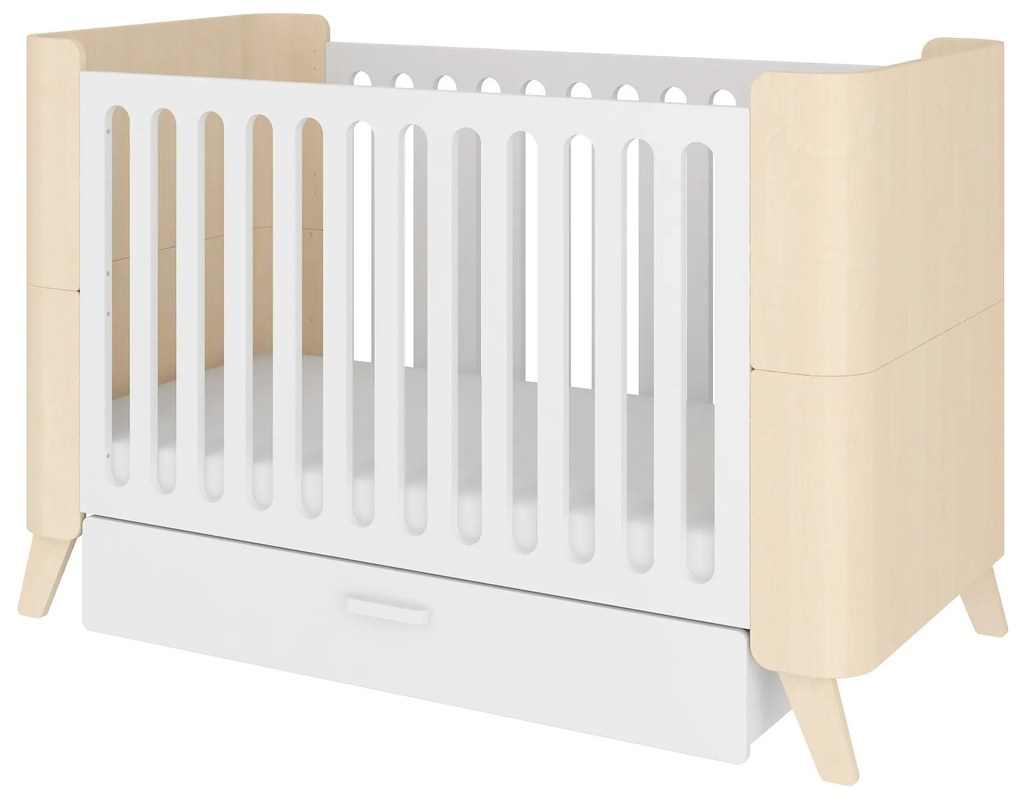 Detská postieľka HOPPA 70 x 140 cm s úložným boxom