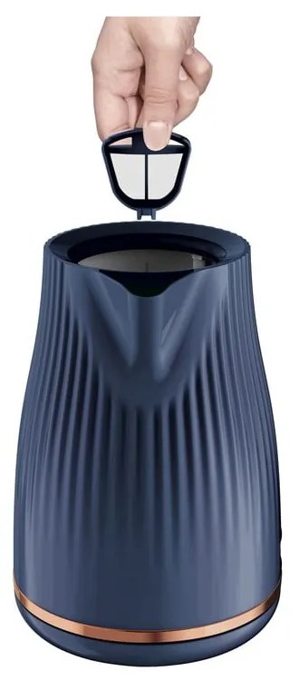 Tmavomodrá rýchlovarná kanvica 1,7 l Loft KO251430 – Tefal
