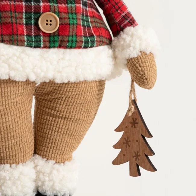 Vianočná dekorácia TARTAN medvedík 751677