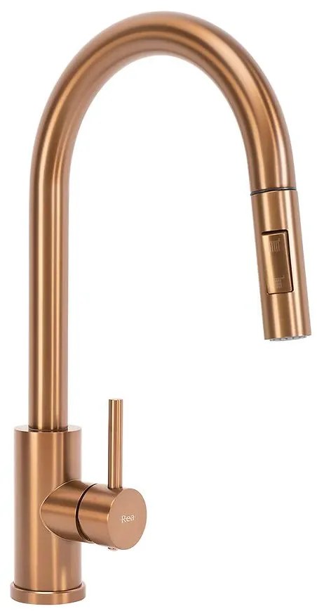 Drezová batéria Rea Fresh brúsená meď