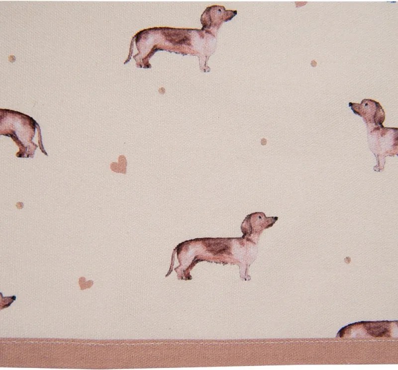 Bavlnená uterka s jazvečíkem Dachshund Love - 50*70 cm