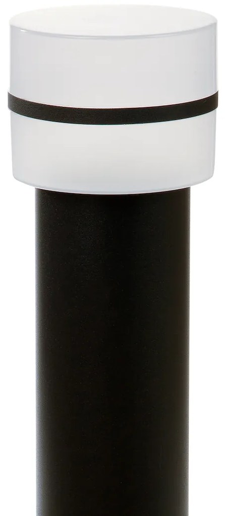 Ecolamp Exteriérové svietidlo Mia, 1x plastové/čierne kovové tienidlo, (50 cm)