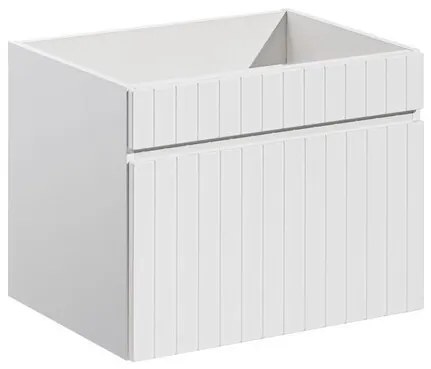 Závesná skrinka Iconic Sky so zápustným umývadlom 120 cm biela