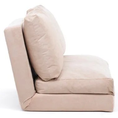 Krémová rozkladacia pohovka 120 cm Taida – Balcab Home