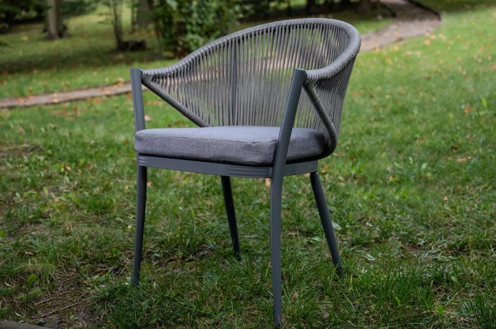 Zahradní židle BREWE šedá