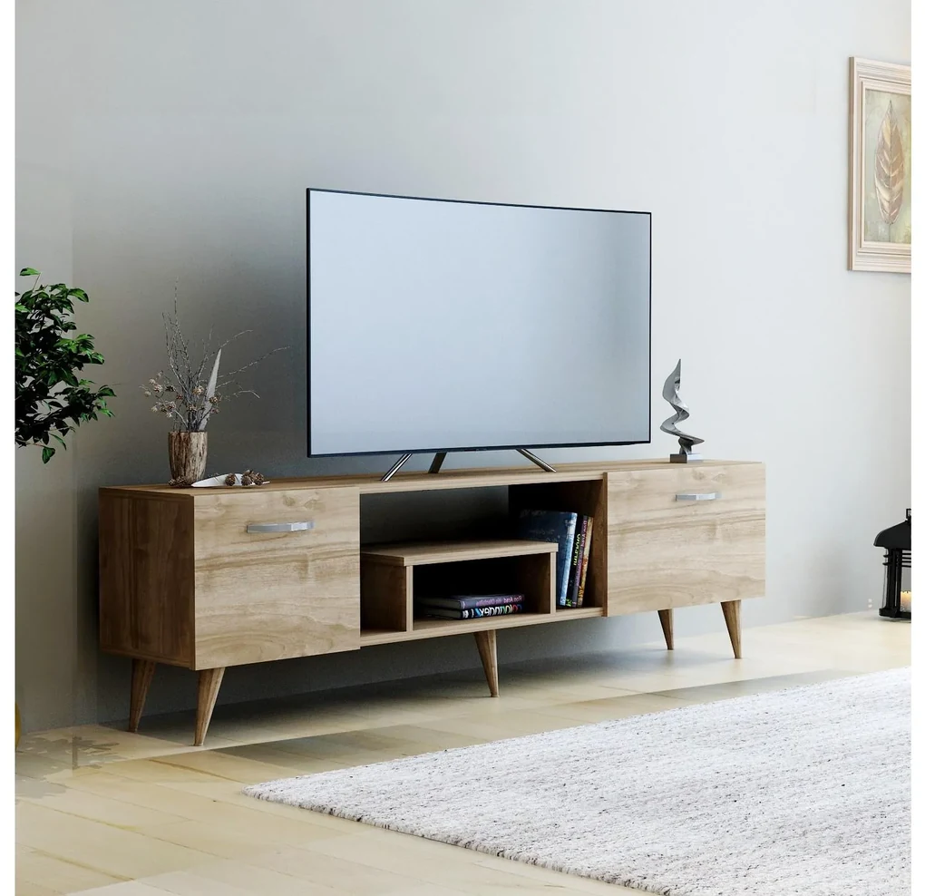 TV stolík/skrinka Tebosi 1 (orech) . Vlastná spoľahlivá doprava až k Vám domov. 1095278