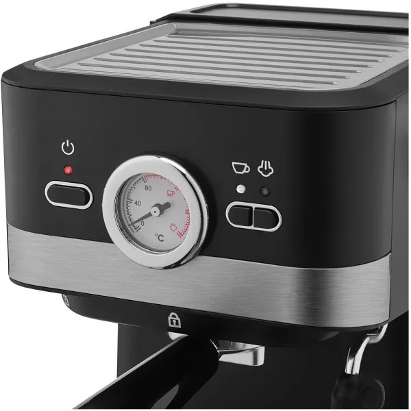 Sencor pákový espresso kávovar 1050W/230V čierny/matný chróm