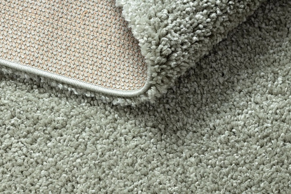 Koberec BERBER 9000, zelený, strapce, Maroko Shaggy