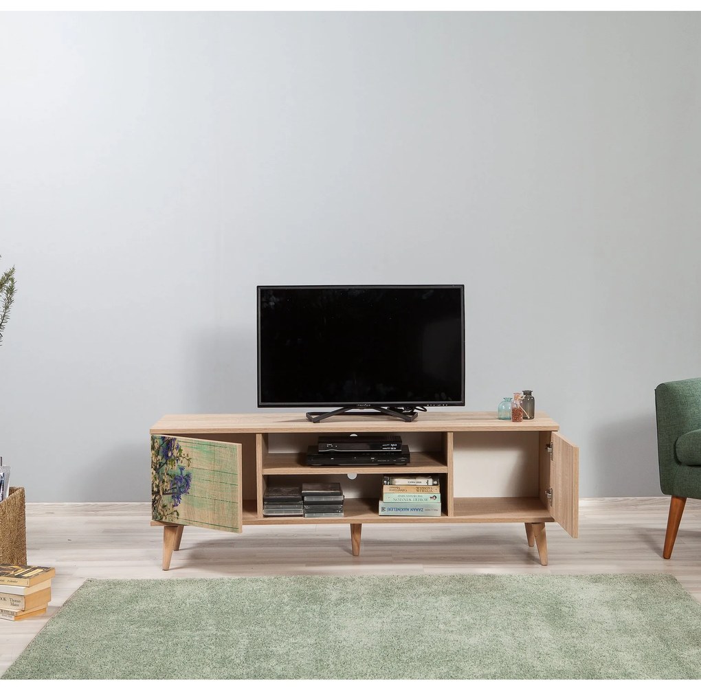 TV stolík/skrinka Thalia 727 (dub sonoma). Akcia -18%. Vlastná spoľahlivá doprava až k Vám domov. 1088361