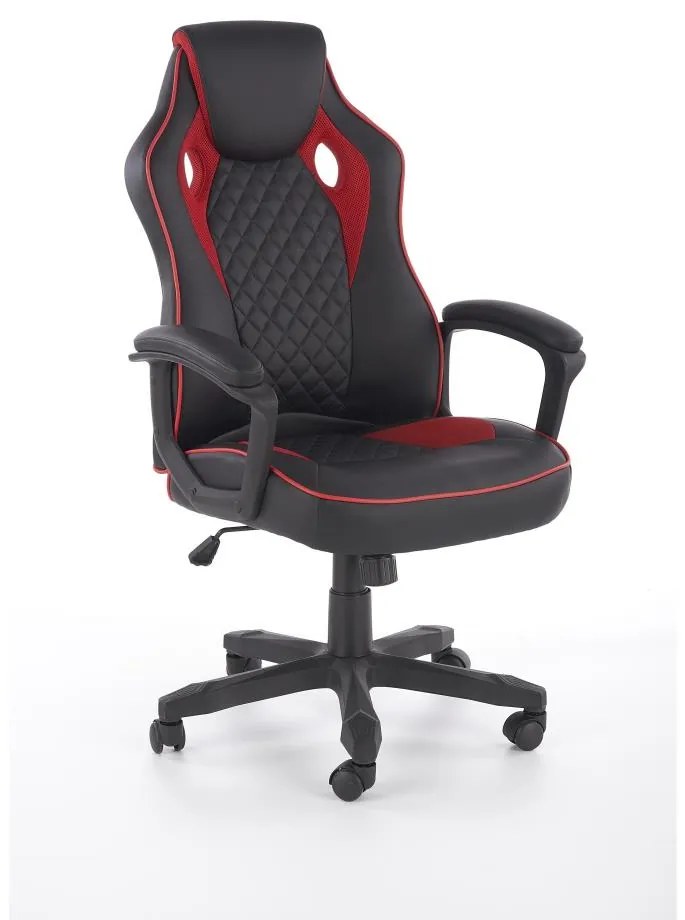 Kancelárska stolička HELO čierna/červená