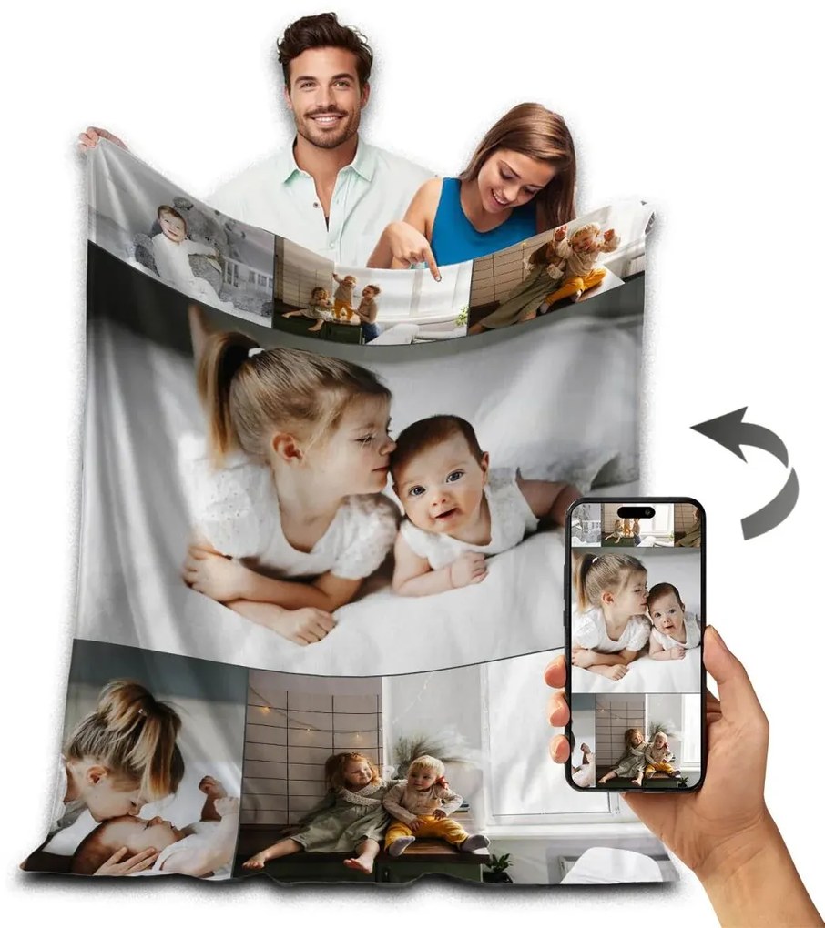 Sablio Deka s vlastnou potlačou: 190x140 cm