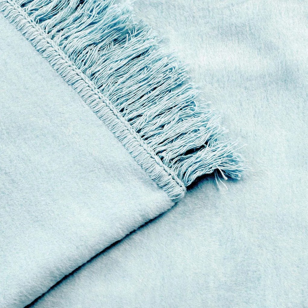 BAVLNENÁ DEKA COTTON CLOUD 150X200 CM SVETLOMODRÁ