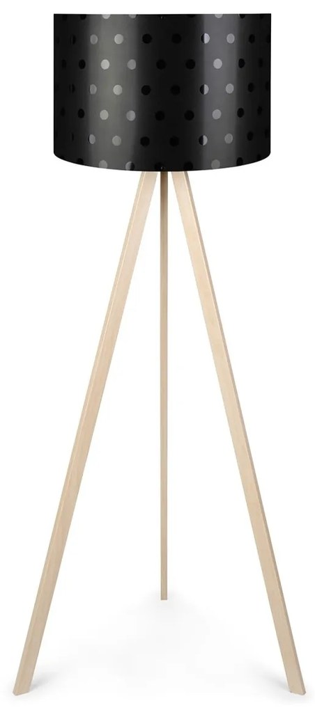 Stojacia lampa AYD II 140 cm čierna