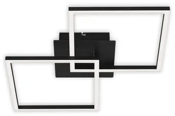 Stropná lampa otočná čierna FRAME LED 62 cm