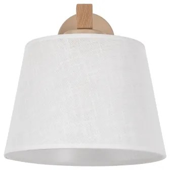 Brilagi - Nástenná lampa LATTE SABIA 1xE27/15W/230V borovica/biela