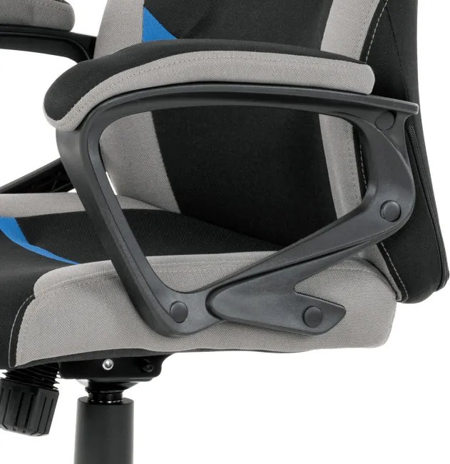 Detská otočná stolička čierna KA-L611 BLUE