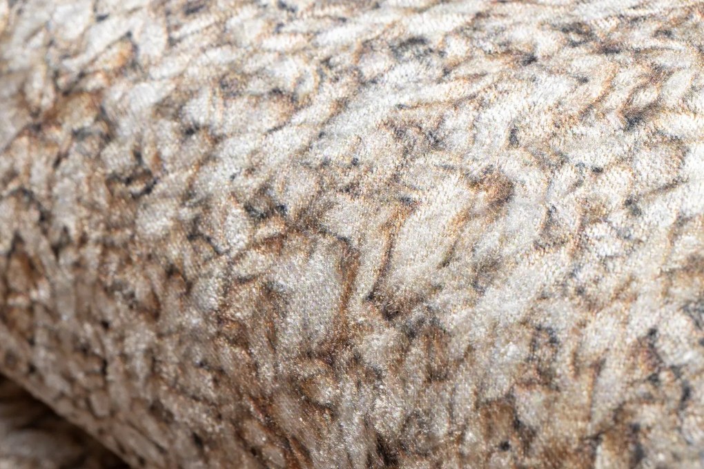 ANDRE prateľný koberec Rybia kosť- béžový,