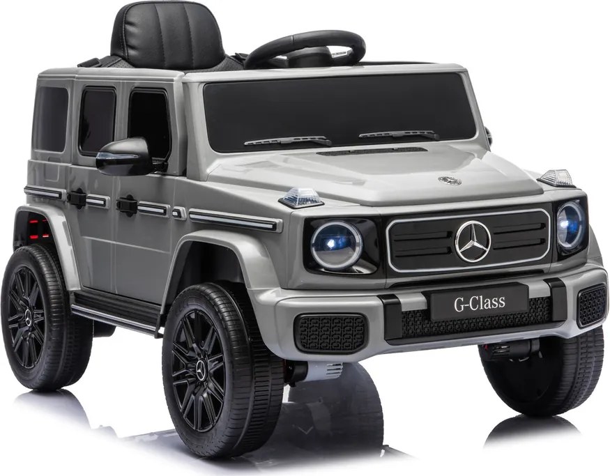 LEAN CARS Akumulátorové vozidlo Mercedes G 4x4 24 V 2580, šedé
