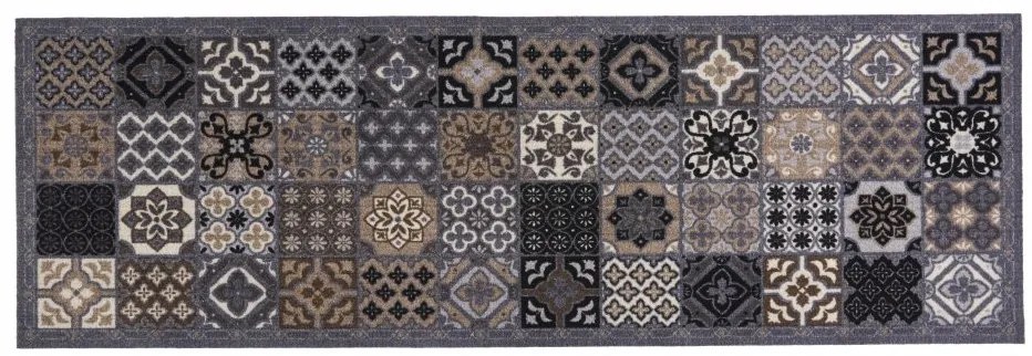 Vopi koberce AKCIA: 50x150 cm Behúň 155 Patchwork tiles - 50x150 cm