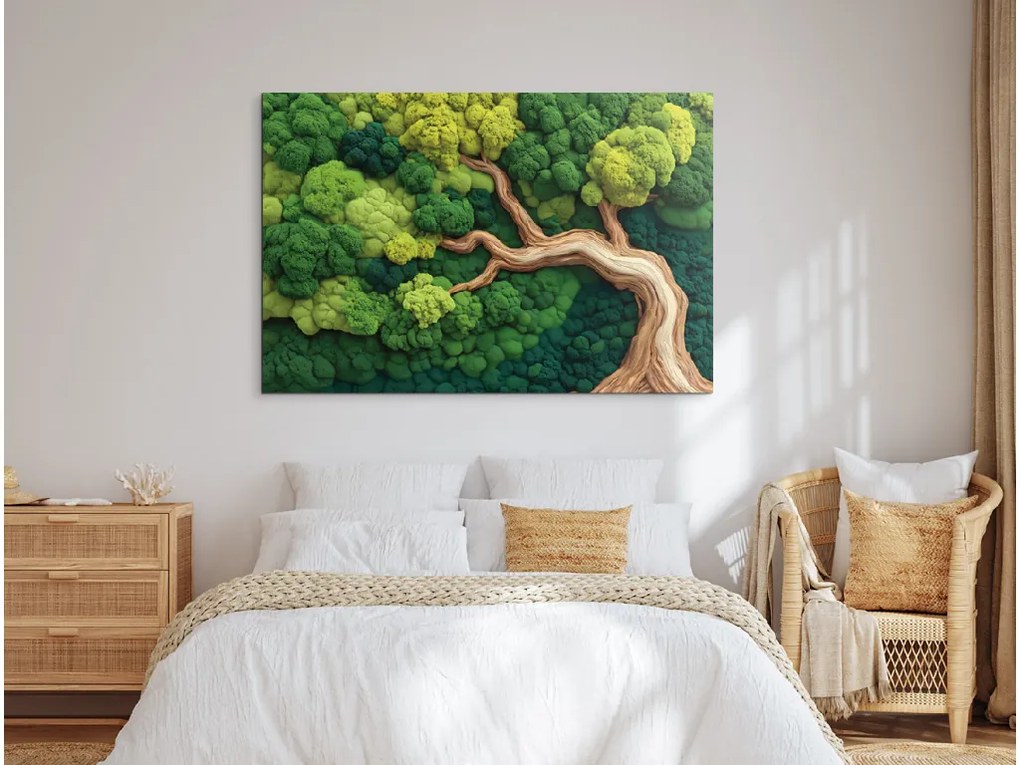 drevko |  Machový obraz Opora (UV tlač)  45 x 675 cm